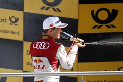 Podium: Mattias Ekström, Audi Sport Team Abt Sportsline, Audi A5 DTM
