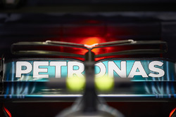 L'ala posteriore di Valtteri Bottas, Mercedes AMG F1 W08