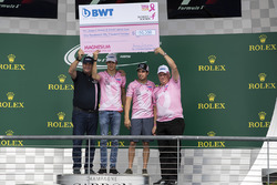 Lutz Hubner, BWT Pazarlama Müdürü, Esteban Ocon, Sahara Force India F1, Sergio Perez, Sahara Force I