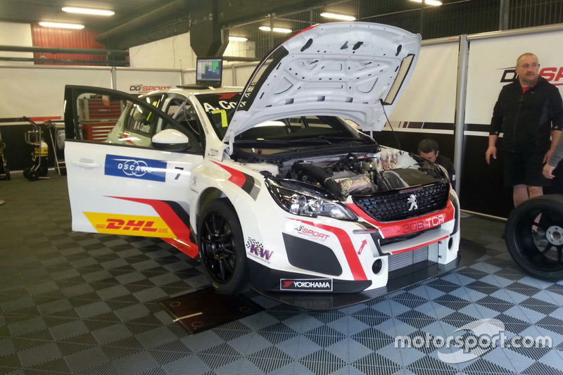 Автомобиль Peugeot 308 TCR Орельена Комта, DG Sport Competition