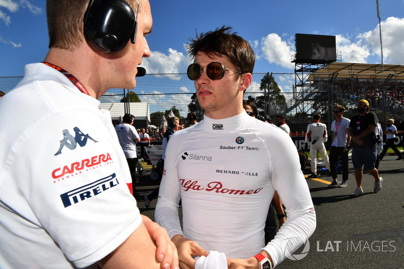 Charles Leclerc, Sauber in griglia