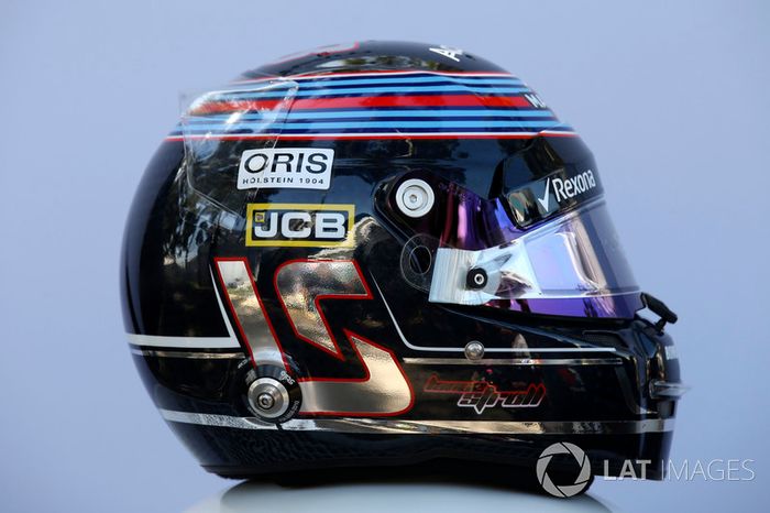 Casco de Lance Stroll, Williams