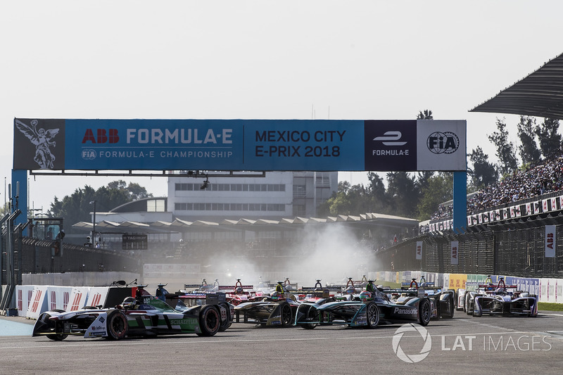 Daniel Abt, Audi Sport ABT Schaeffler, at the start of the race