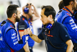 Toyoharu Tanabe, F1 Teknik Direktör, Honda, Toro Rosso ekibi ile dördüncü sırayı kutluyor