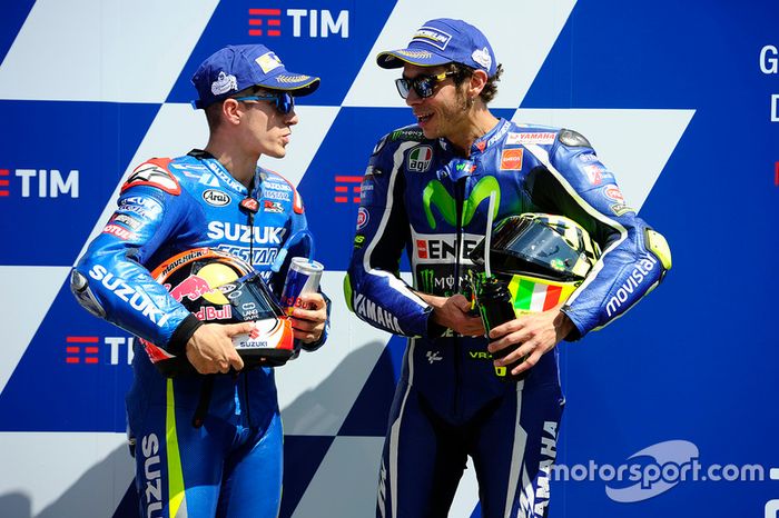 Maverick Viñales y Valentino Rossi