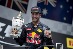 Daniel Ricciardo, Red Bull Racing on the podium