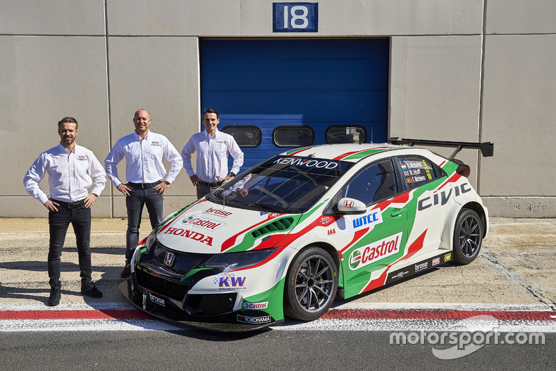 Tiago Monteiro, Rob Huff, Norbert Michelisz, Honda Racing Team JAS