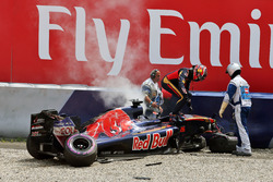 Daniil Kvyat, Scuderia Toro Rosso nach dem Unfall