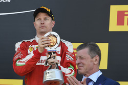 Podium: third place Kimi Raikkonen, Ferrari