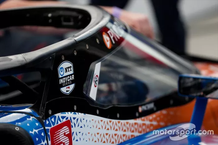 Scott Dixon, Chip Ganassi Racing Honda avec l'Aeroscreen 