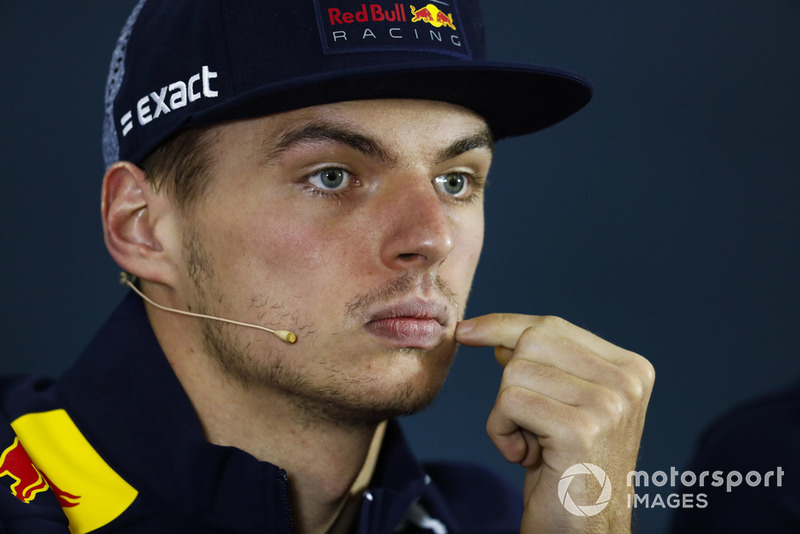 Max Verstappen, Red Bull Racing, in the Thursday press conference.