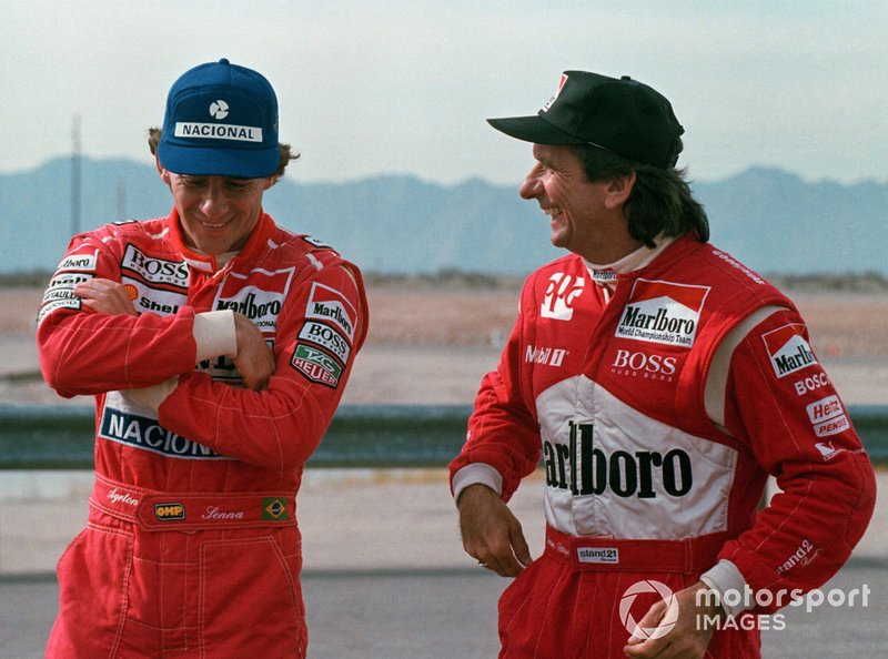 Ayrton Senna testet IndyCar