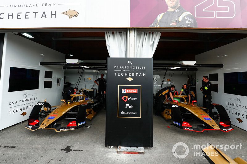The DS Techeetah garages