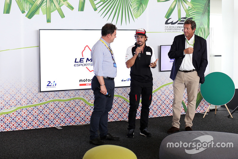 Le Mans eSports presentation with Fernando Alonso