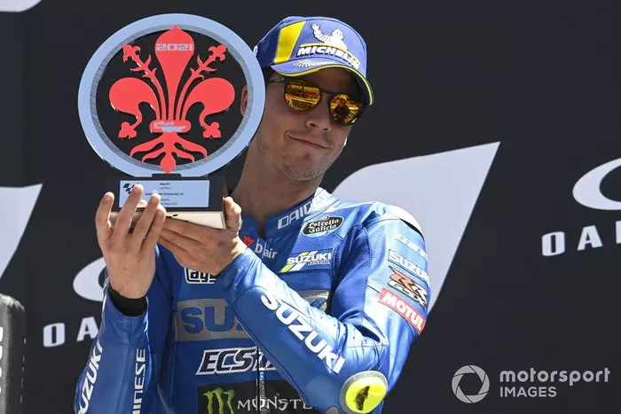 Podio: tercer lugar Joan Mir, Team Suzuki MotoGP