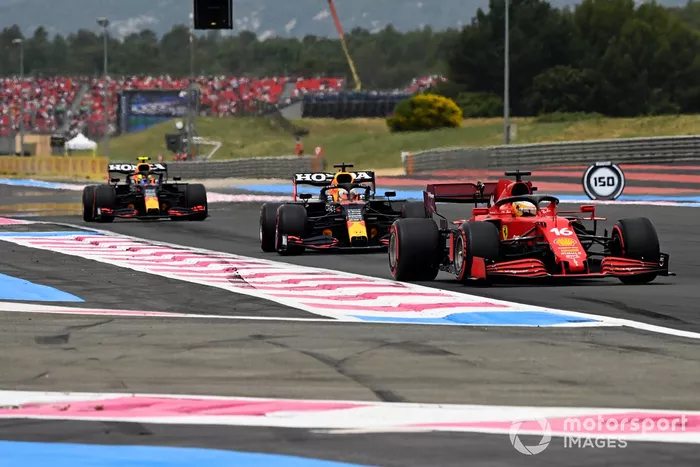 Charles Leclerc, Ferrari SF21, Max Verstappen, Red Bull Racing RB16B, Sergio Pérez, Red Bull Racing RB16B