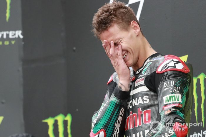 Podio: ganador Fabio Quartararo, Petronas Yamaha SRT