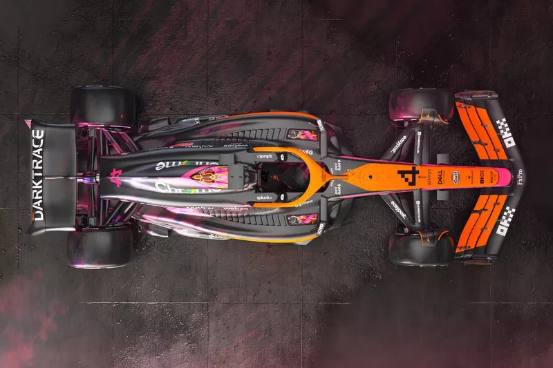 McLaren MCL36 Singapore GP special livery