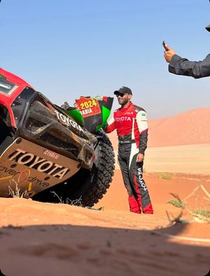 #201 Overdrive Racing Toyota Hilux Overdrive: Yazeed Al-Rajhi, Timo Gottschalk, accidente