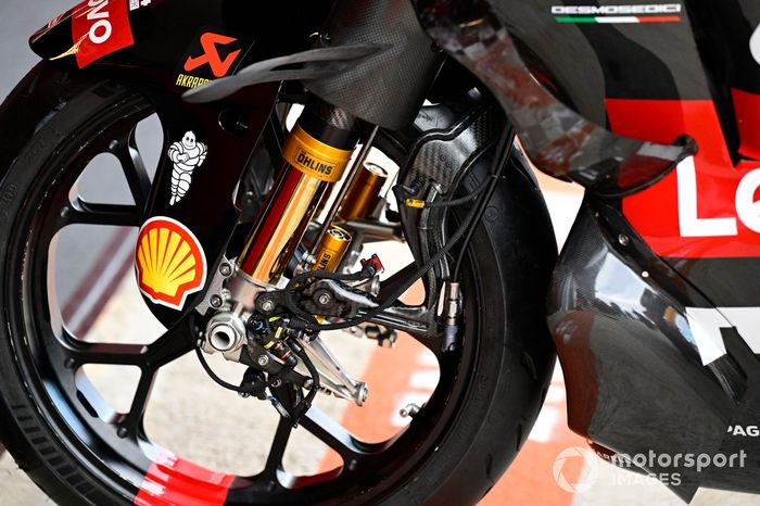Moto del equipo Ducati