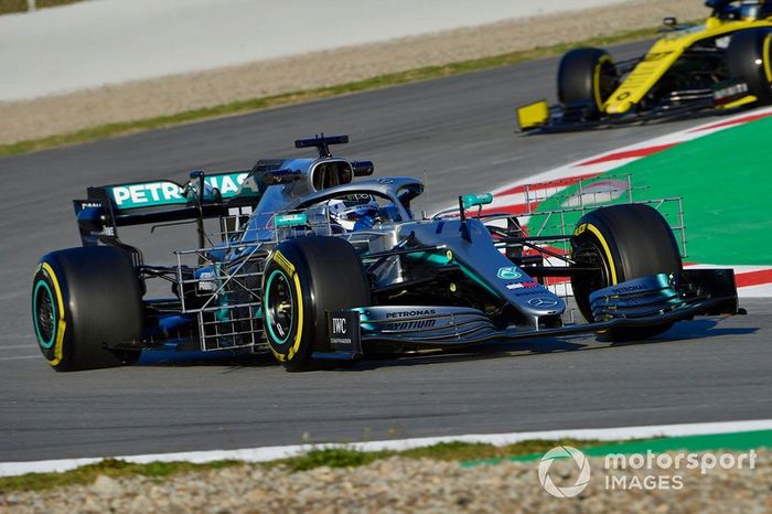Valtteri Bottas, Mercedes-AMG F1 W10 EQ Power+ con sensores