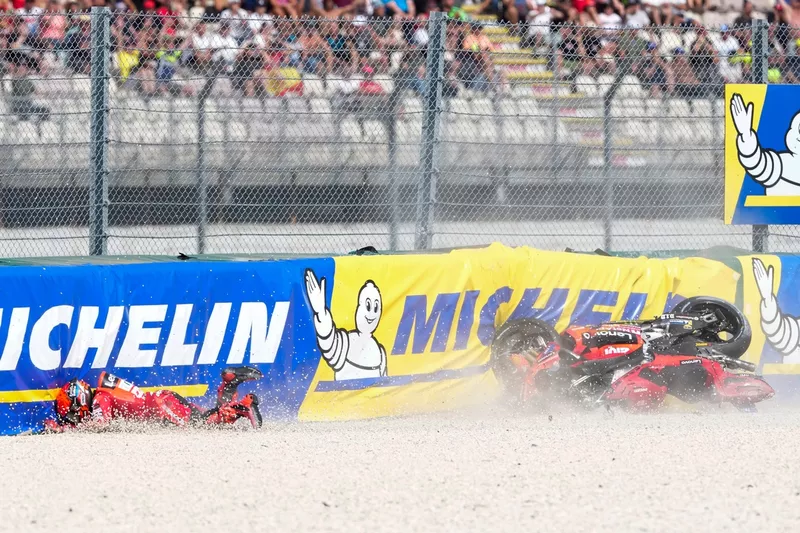 Marc Marquez, chute de l'équipe Ducati