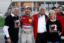 Kampioen René Rast, Audi Sport Team Rosberg, Audi RS 5 DTM met vader Arno Zensen, Audi Sport Team Ro