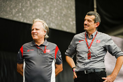 Gene Haas, Team Owner, Haas F1 Team, Guenther Steiner, Team Principal, Haas F1 Team