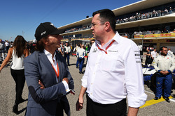 Emerson Fittipaldi, Eric Boullier, McLaren Racing Director