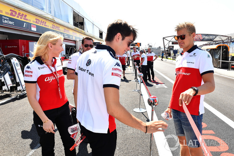 Charles Leclerc, Sauber e Marcus Ericsson, Sauber
