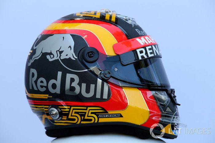 Casco de Carlos Sainz Jr., Renault Sport F1 Team