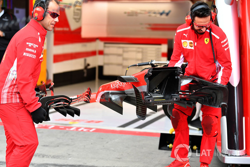 Ferrari SF71H nose detail
