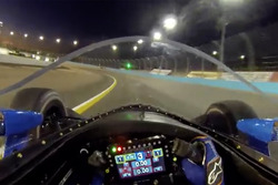 Scott Dixon, Chip Ganassi Racing Honda tests the aeroscreen