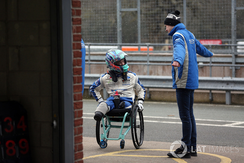 Billy Monger makes his single seater racing car comeback by testing a Carlin run MSV Formula 3 car