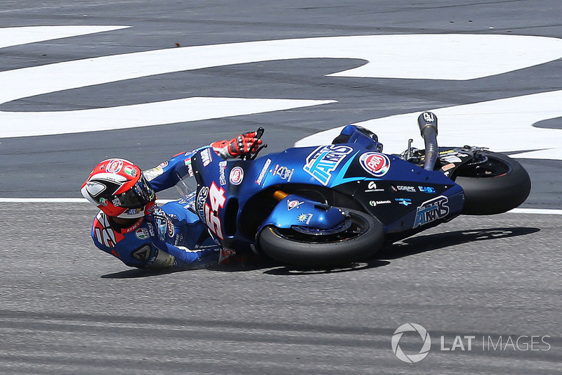 Mattia Pasini, Italtrans Racing Team accidente