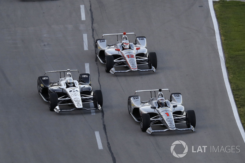 Josef Newgarden, Team Penske Chevrolet, Simon Pagenaud, Team Penske Chevrolet, Will Power, Team Pens