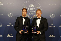 Sebastian Vettel y Valterri Bottas