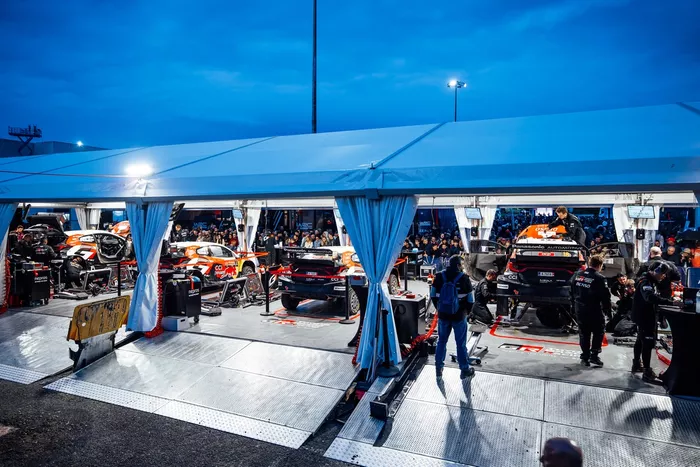 Toyota Gazoo Racing WRT service park