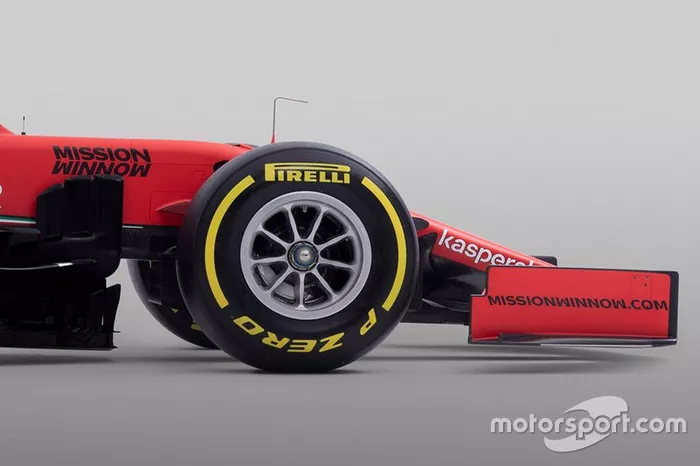 Ferrari SF1000 detalle del alerón delantero