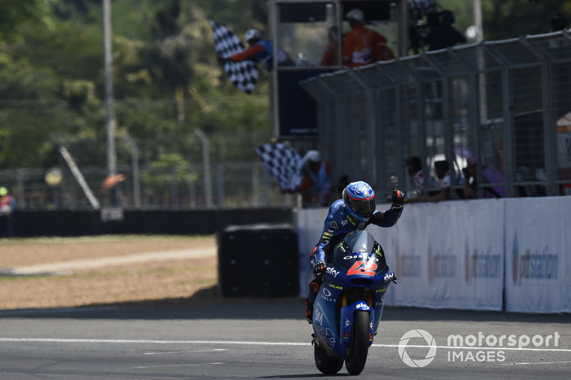 Moto2 Thailand: Kualifikasi 6, finis 1