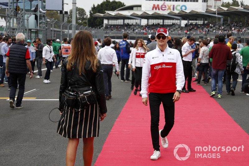 Marcus Ericsson, Sauber on the drivers parade