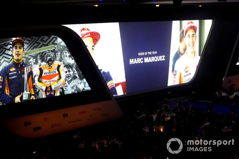 Marc Marquez accetta in video il "Rider of the Year award"