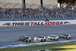 Kurt Busch, Stewart-Haas Racing, Ford Fusion Monster Energy / Haas Automation, Clint Bowyer, Stewart-Haas Racing, Ford Fusion Cummins/Rush Truck Centers, Kevin Harvick, Stewart-Haas Racing, Ford Fusion Jimmy John's, Aric Almirola, Stewart-Haas Racing, Ford Fusion Smithfield Bacon for Life