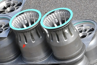 Mercedes F1 AMG naakte velg