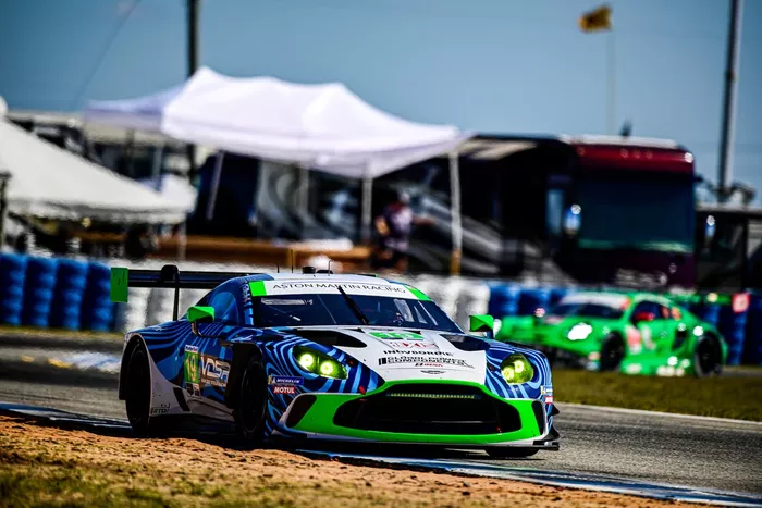 #19 van der Steur Racing Aston Martin Vantage GT3 Evo: Rory van der Steur, Valentin Hasse-Clot, Anthony McIntosh