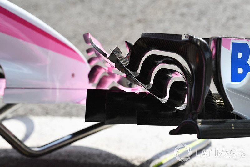 Force India VJM11 front wing detail
