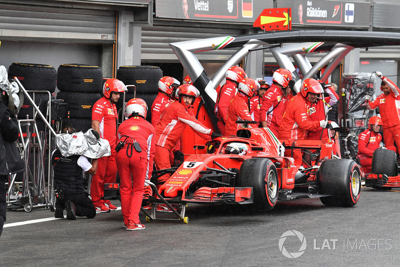 Sebastian Vettel, Ferrari SF71H in Q3