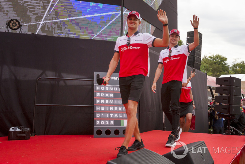 Marcus Ericsson, Sauber and Charles Leclerc, Sauber