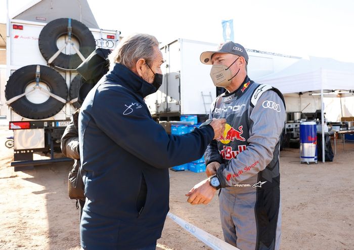 Jacky Ickx, #200 Team Audi Sport Audi: Stéphane Peterhansel
