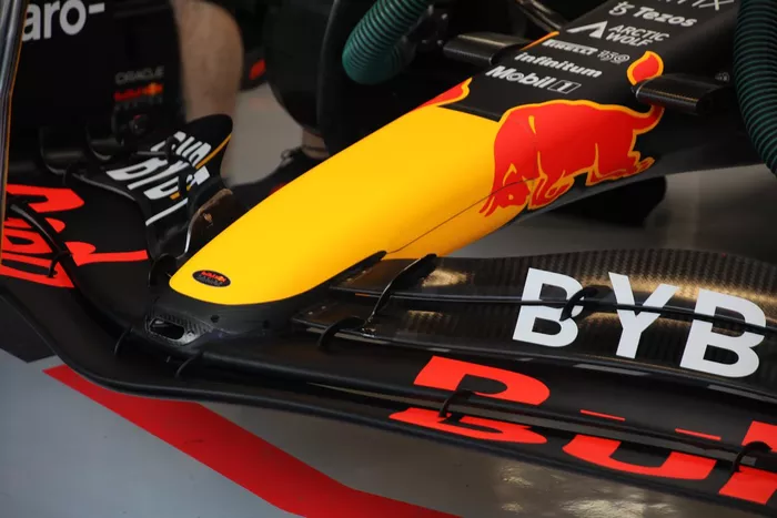 Red Bull Racing RB18 front detail
